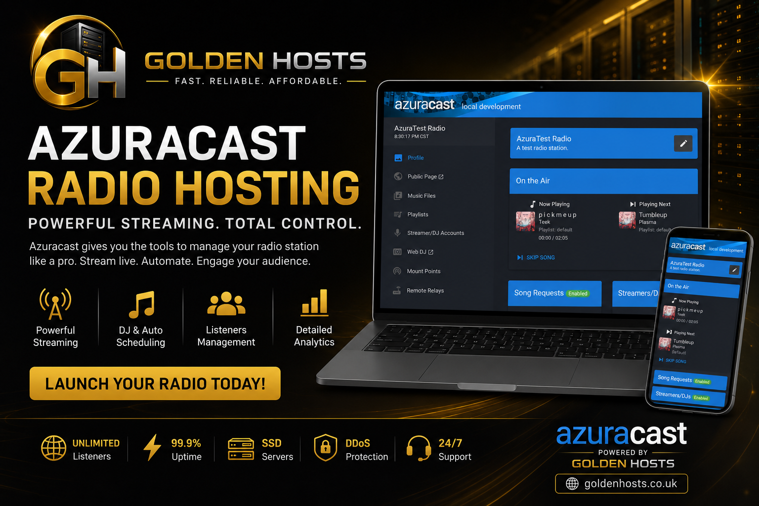 Launch your station. Own the air.